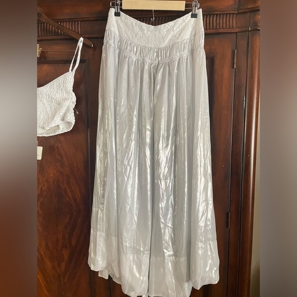 FREE PEOPLE Ivory Combo Aster Two Piece Skirt Set - Picture 10 of 15